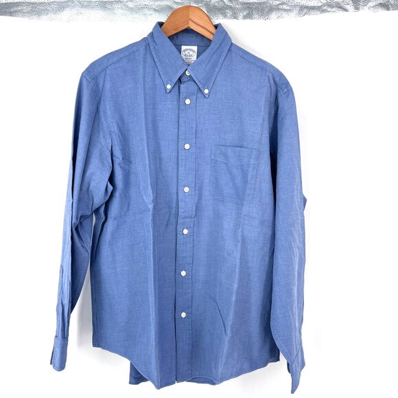 Brooks Brothers XL men's Regent dress shirt blue - Picture 4 of 8
